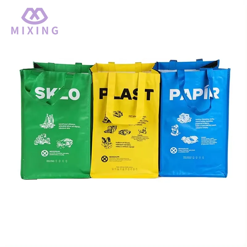 3 Pack Polythene Recycling Bin Bags
