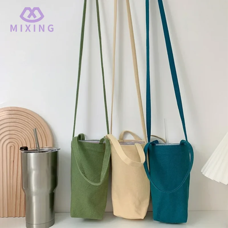 Canvas Water Bottle Storage Bag