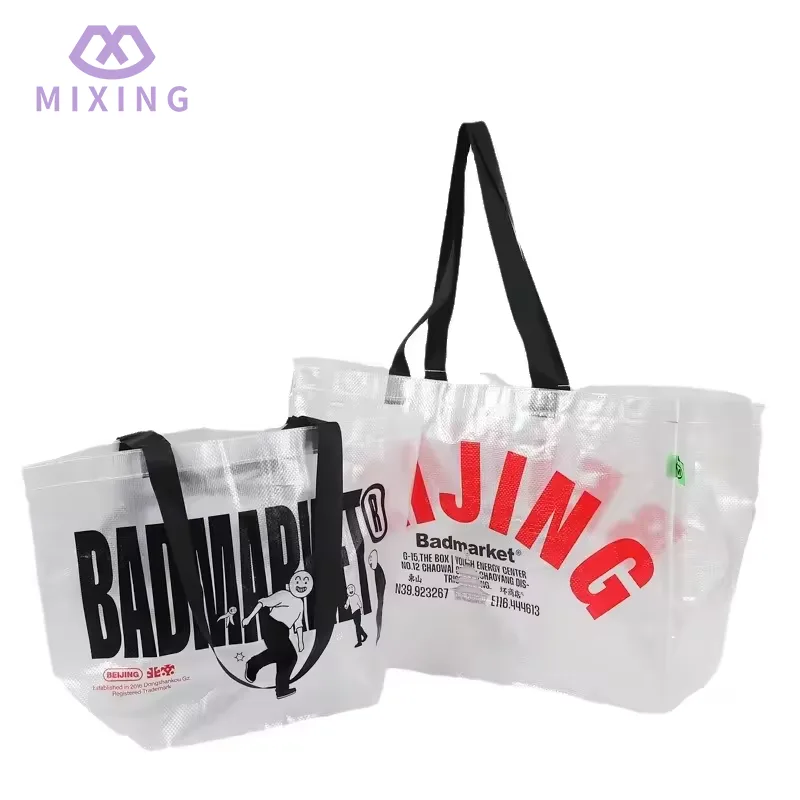 Clear PP Woven Tote Bag