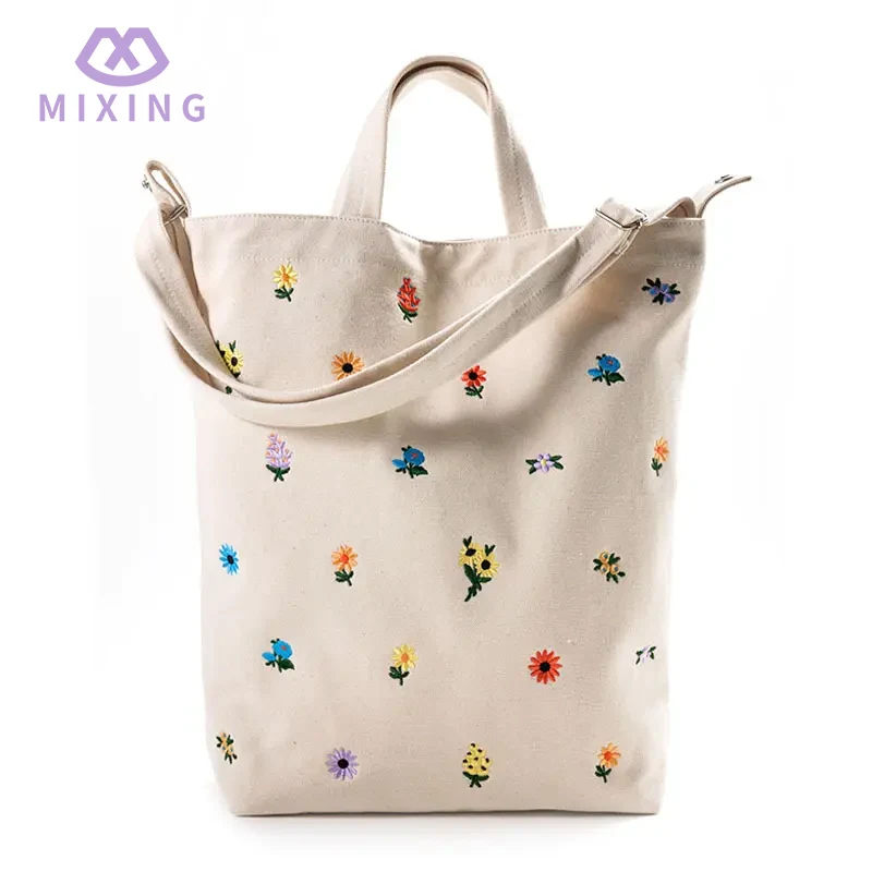 Embroidered Tote Bag for Women