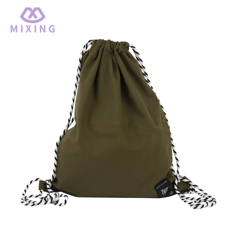 Canvas Drawstring Backpack