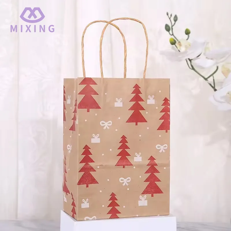 Kraft Christmas Gift Bags