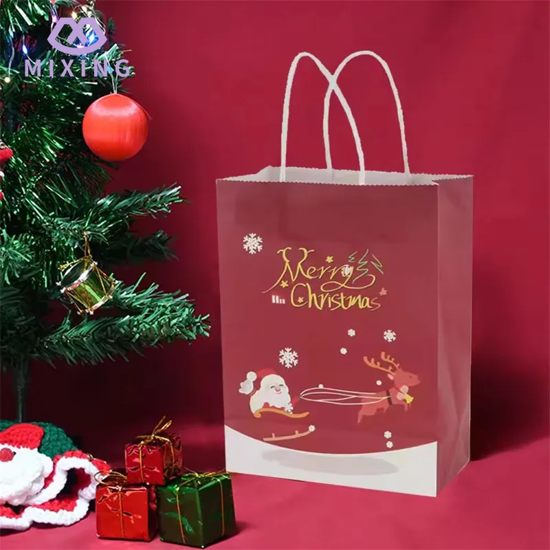 Paper Christmas Goodie Bags