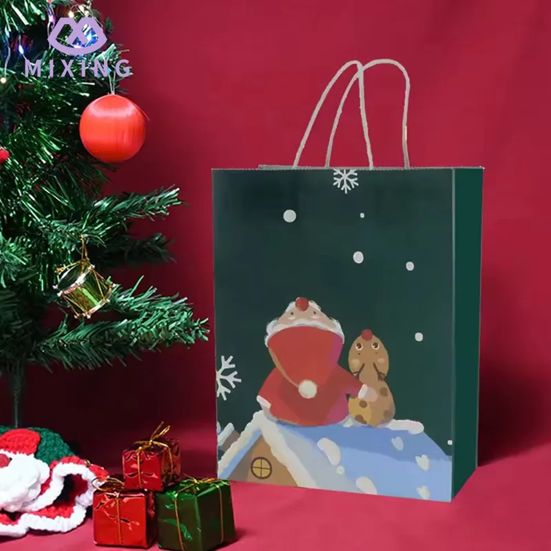 Paper Christmas Goodie Bags