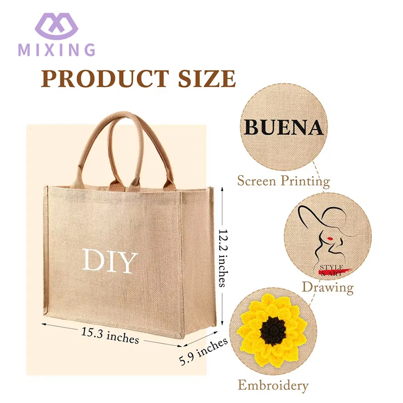 Women Jute Shopping Bags
