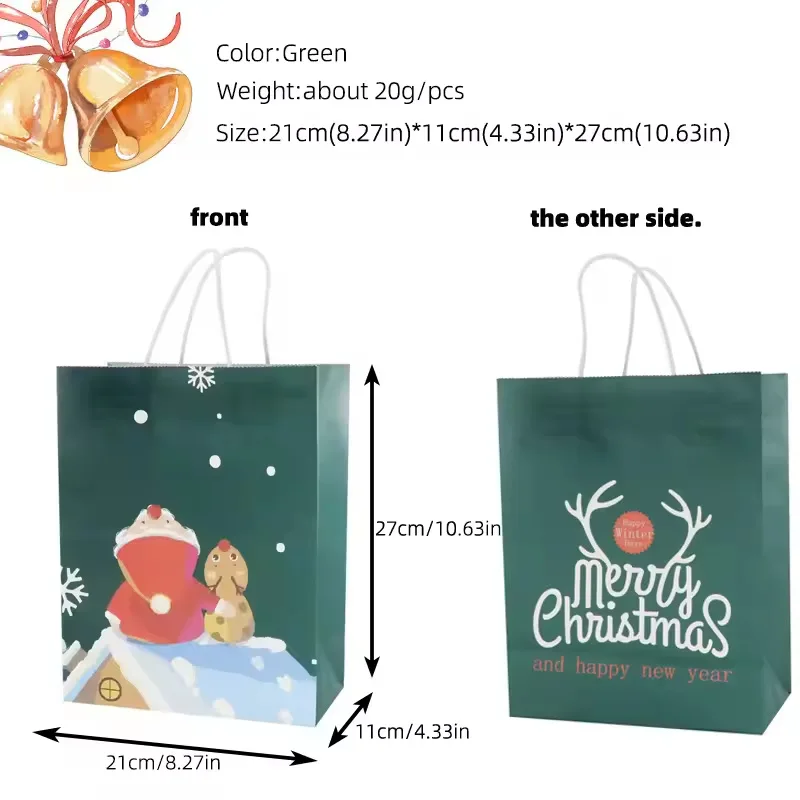 Paper Christmas Goodie Bags