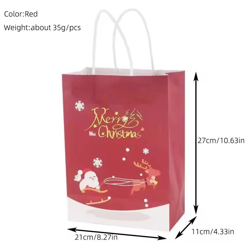 Paper Christmas Goodie Bags