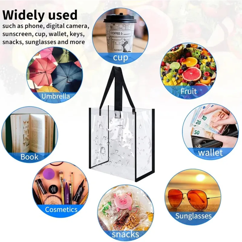 Transparent PVC Tote Bag