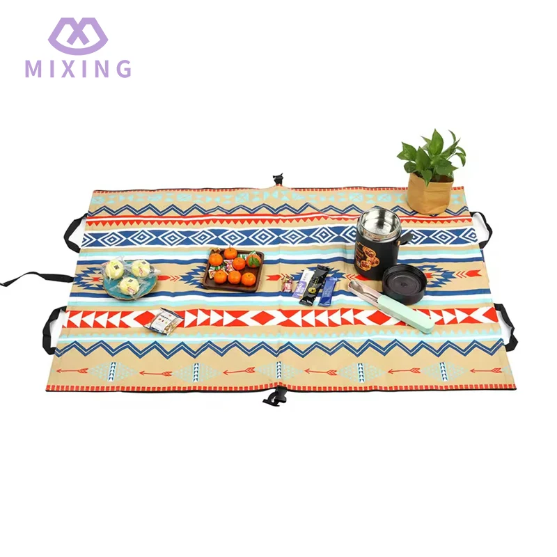 Multi-purpose PP Woven Beach Mat Beach Bag