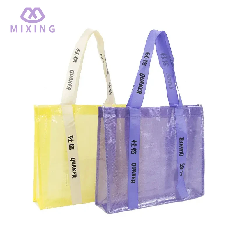 Transparent PP Woven Tote Bag